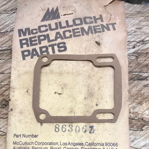 mcculloch pro mac 700 chainsaw oil tank cover gasket new 86306 (box 19)