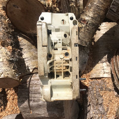 Stihl MS271 chainsaw crankcase with bar studs