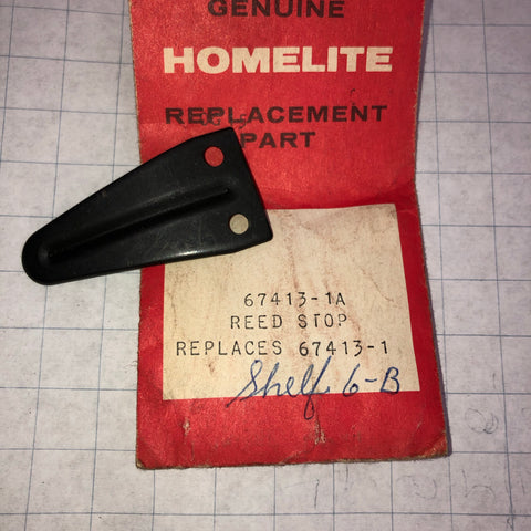 Homelite Chainsaw Reed Stop NEW 67413-1A (HM-828)