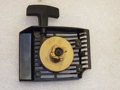 mcculloch pro mac 610, 605, 605, 3.7 timber bear chainsaw complete starter recoil cover and pulley assembly