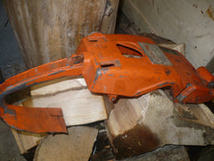 stihl 056 av chainsaw rear trigger handle top cover shroud #1