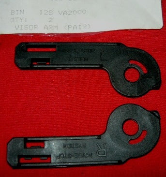 visor arm pair new 16mp-16fpx (bin 508)