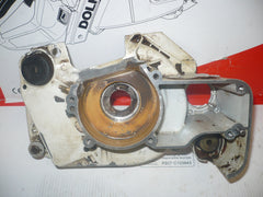 stihl 066 chainsaw flywheel crankcase half late model