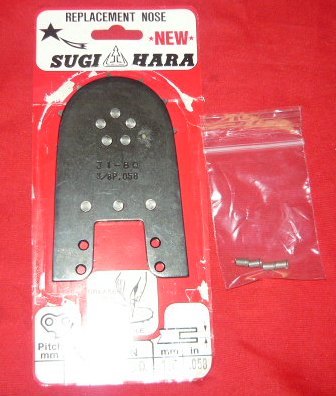 sugi hara replacement sprocket nose 3/8 P .058 G pn J1-8Q new