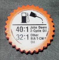 john deere 60v chainsaw fuel cap
