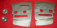 homelite 330 chainsaw inner and outer bar plate and nut set