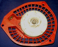 homelite cs50 300 classic chainsaw starter cover and pulley assembly