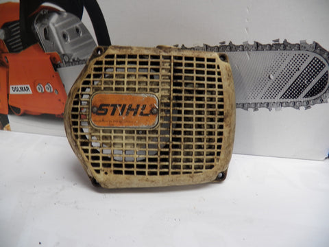 stihl 028 chainsaw starter recoil cover only (4 bolt type)