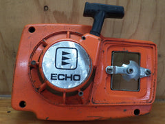 echo cs 602 vl chainsaw starter recoil cover and pulley assembly
