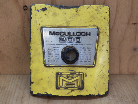 Mcculloch Mac 200 Chainsaw Air Filter Cover Assembly